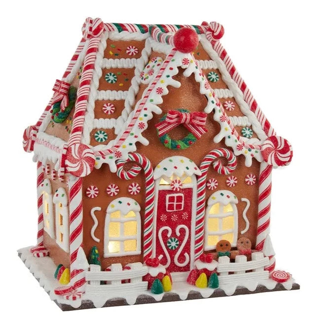 13" Battery Operated LED Gingerbread House