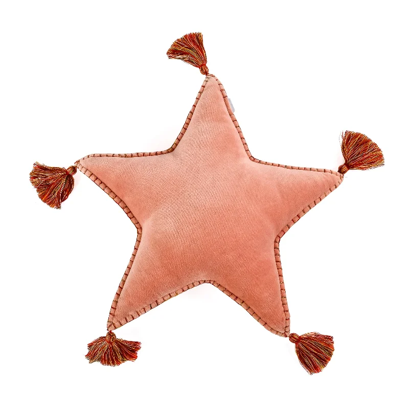 16 in. HGTV Home Collection Star Shape Pillow, Blush