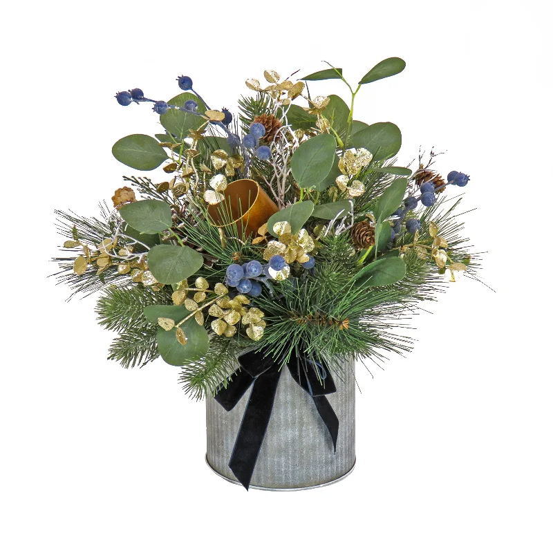 17 in. HGTV Home Collection Swiss Chic Arrangement