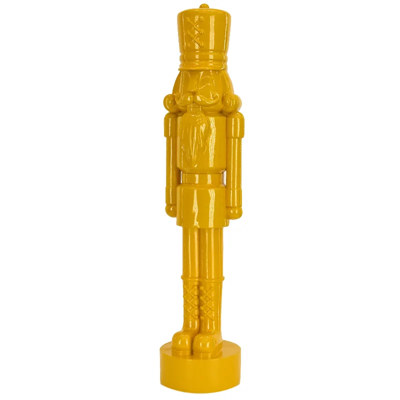 24 in. HGTV Home Collection Nutcracker Christmas Decor, Yellow