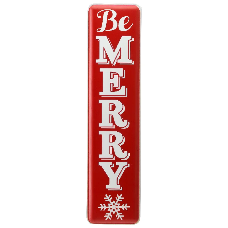 31 in. Be Merry Holiday Wall Sign