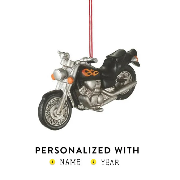 Personalized Motorcycle Ornament