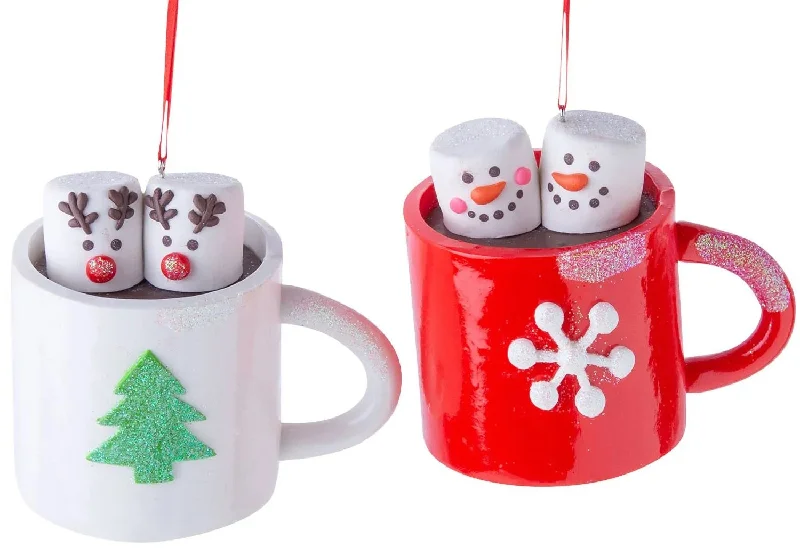 3" Marshmallows in Mug Ornament