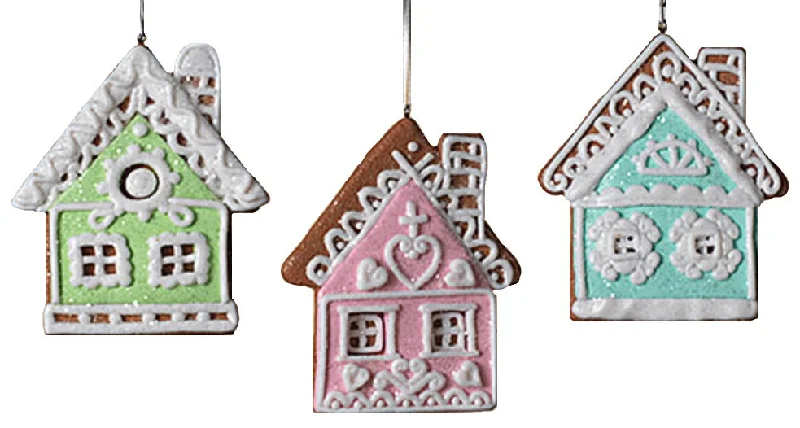 4" Gingerbread House Ornament