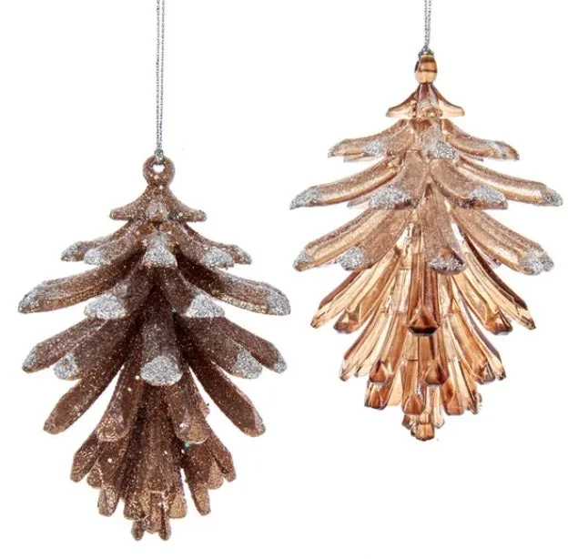 4" Natural Brown Pine Cone Ornament