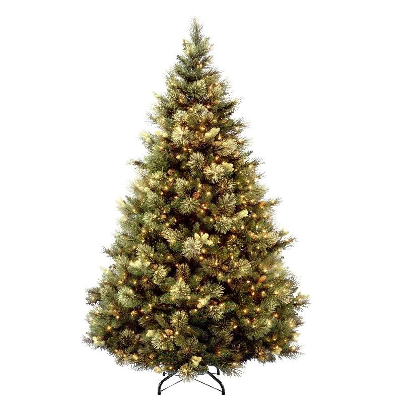 6.5 ft. Pre-Lit Carolina Pine Tree with Clear Lights