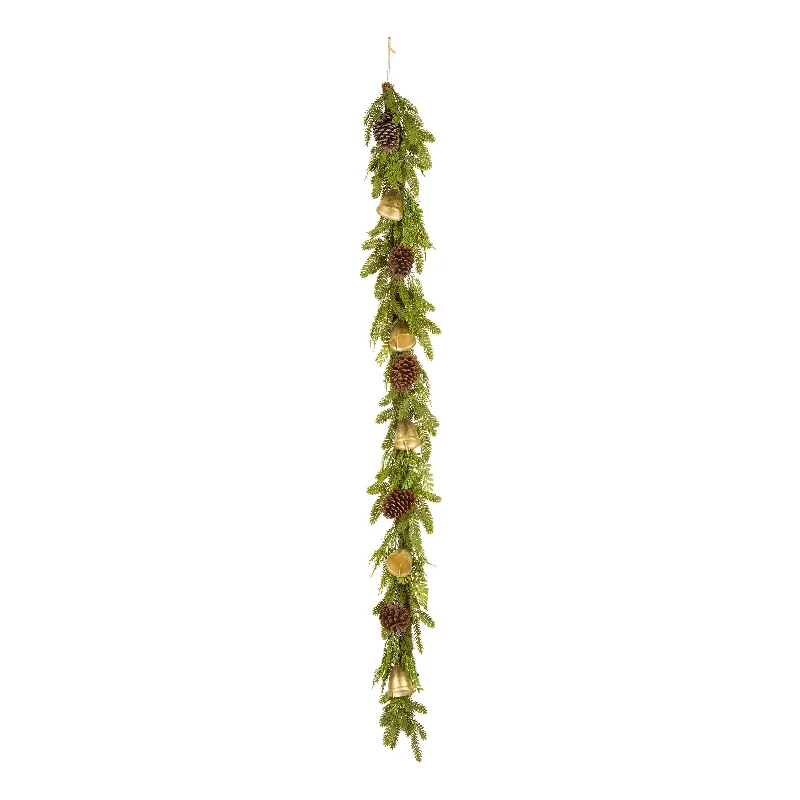 6 ft. Christmas Bells Pine Garland