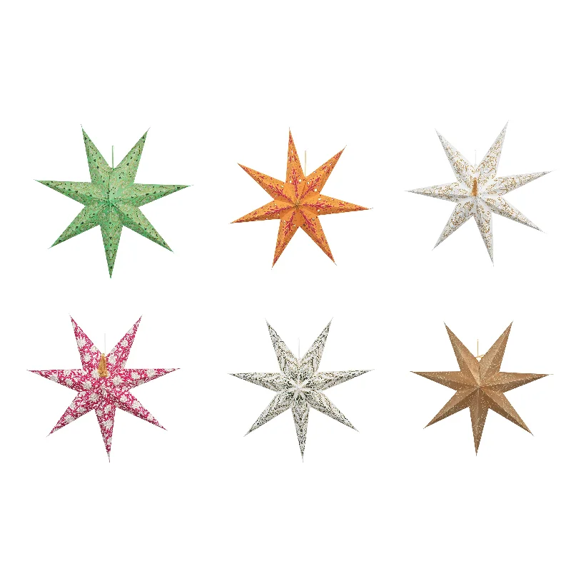 7-Point Paper Star Ornament