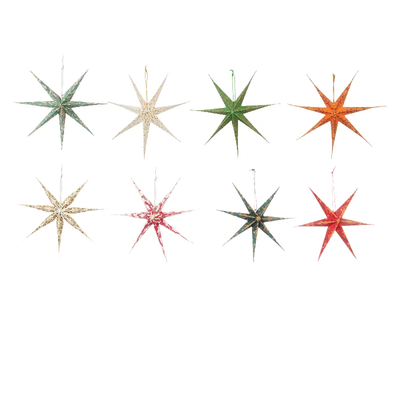 7-Point Paper Star Ornament