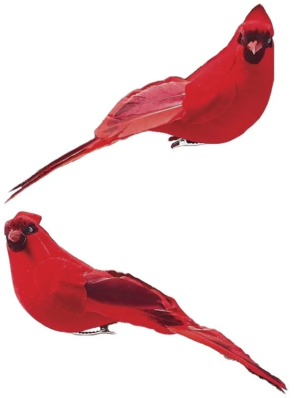 7" Clip-On Cardinal Ornament