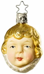 Antique Cherub,  Angel Head - Life Touch Ornament by Inge Glas of Germany