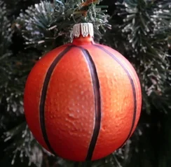 Basketball Ornament by Old German Christmas