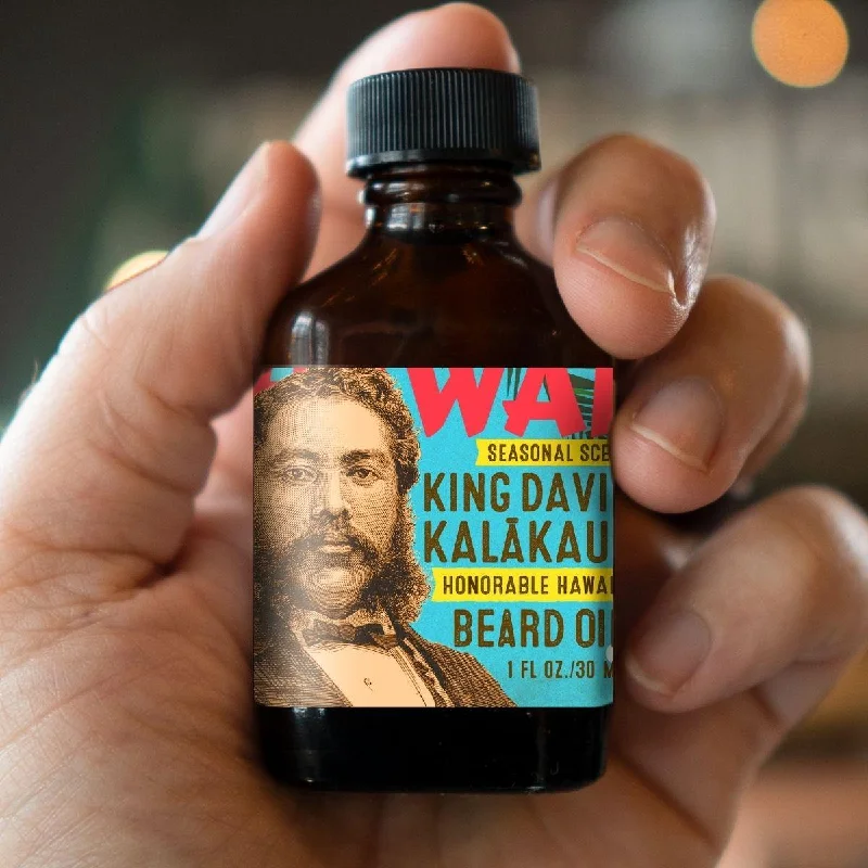 Hawaiian King David Kalakaua Beard Oil