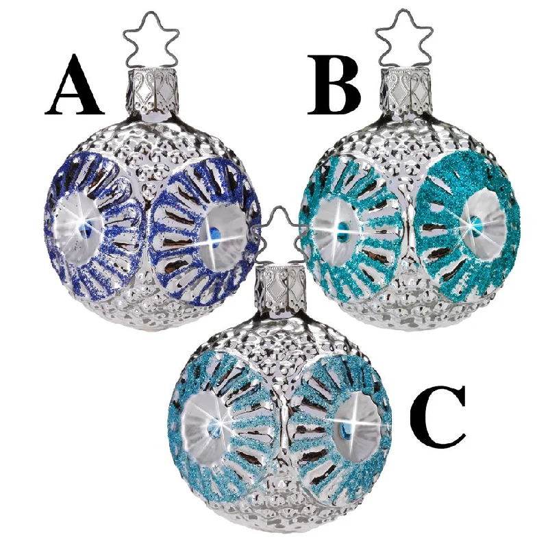 Blues Hues Ornament by Inge Glas of Germany