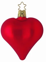 Boundless Heart Ornament by Inge Glas of Germany