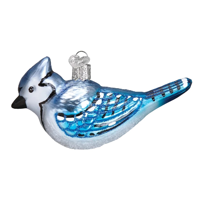 Bright Blue Jay Ornament - Old World Christmas