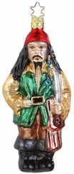 Capt'n Jax, Pirate Ornament by Inge Glas of Germany