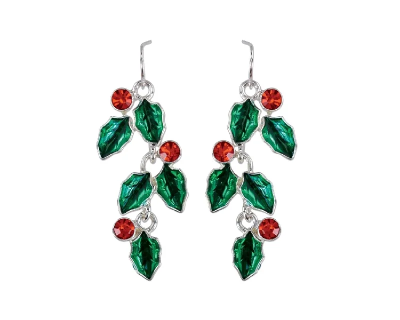 Cascading Holly - Earrings