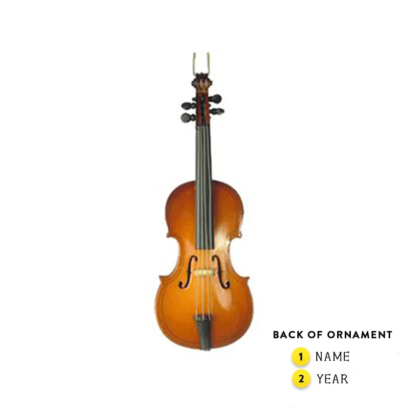 Personalized Cello Ornament