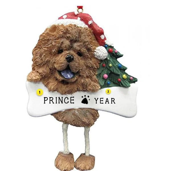 Personalized Chow Chow Dog Ornament