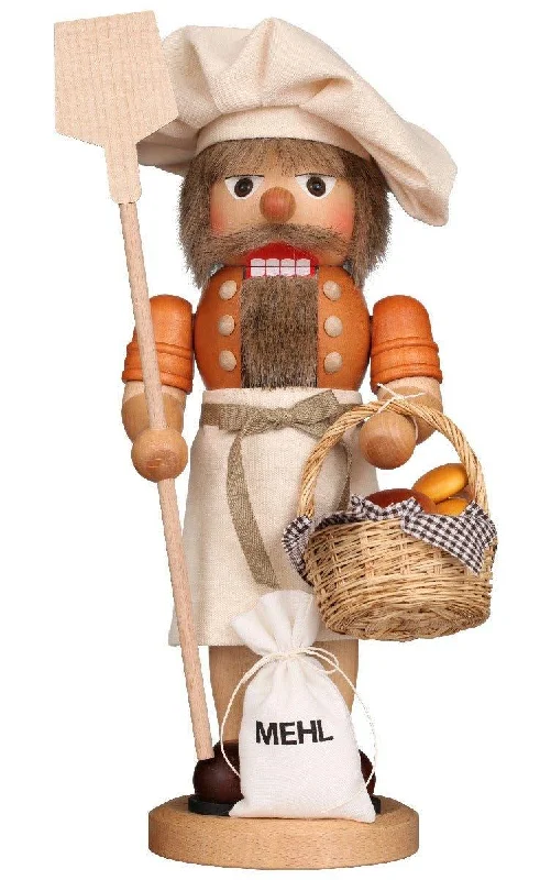 Christian Ulbricht Premium Baker With His Basket Nutcracker Christmas Decoration