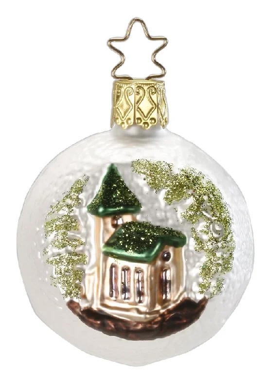 Christmas Chapel Ornament by Inge Glas of Germany