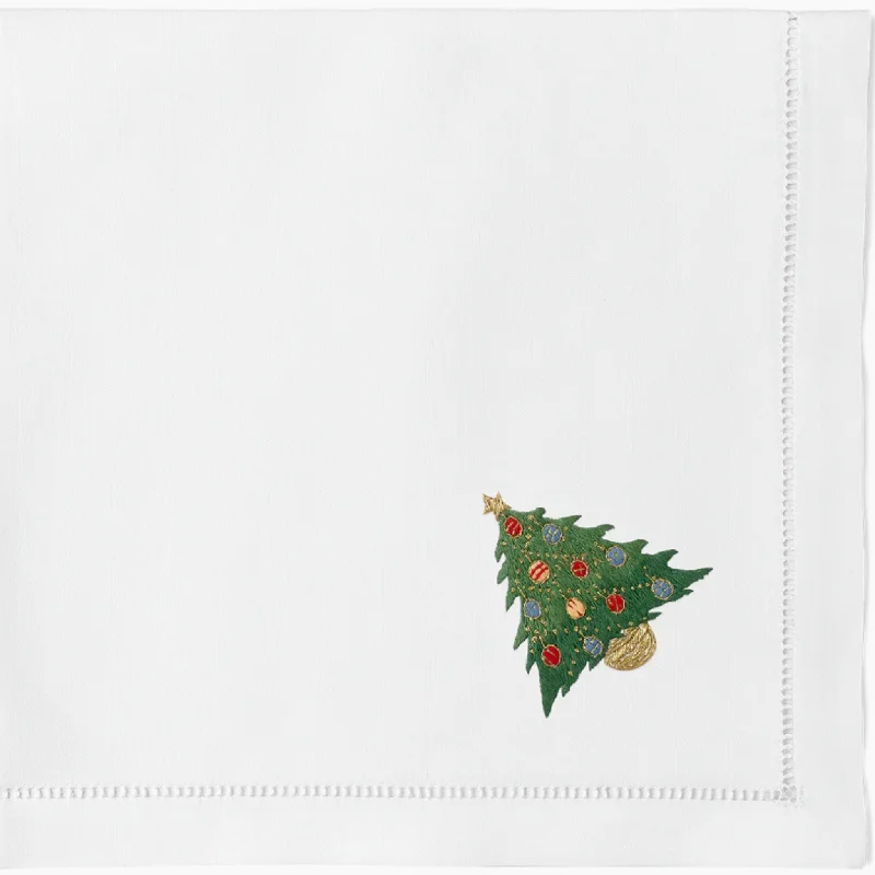 Christmas Tree Design Dinner Napkin