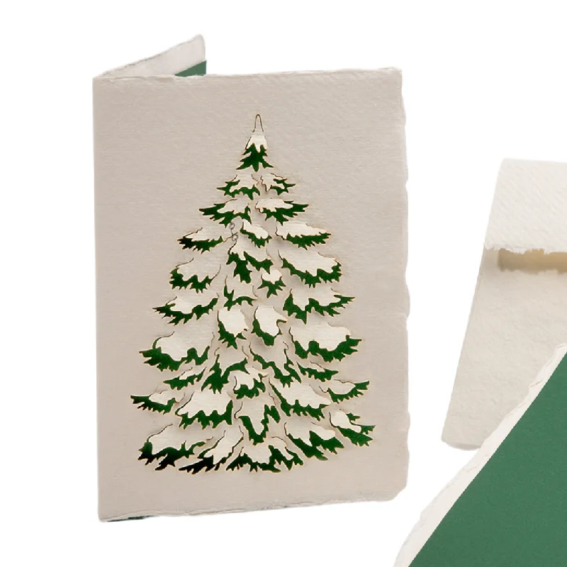 Christmas Tree Handmade Card by Formes-Berlin