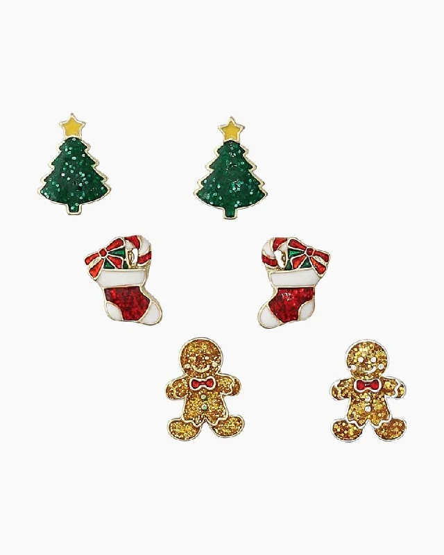 Christmas Trio Set - Earrings