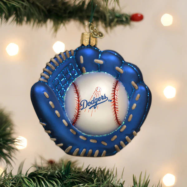 OWC-Dodgers Baseball Mitt