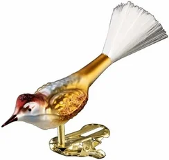 Copper Flyer Bird Ornament by Inge Glas of Germany