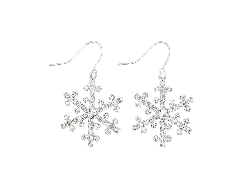 Crystal Snowflakes - Earrings