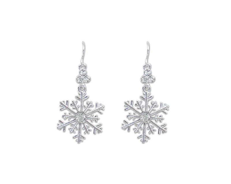 Crystal Snowflakes - Earrings