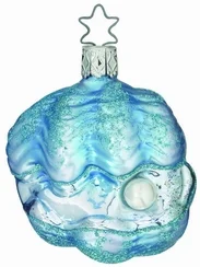 Cultured Sea Clam Ornament by Inge Glas of Germany