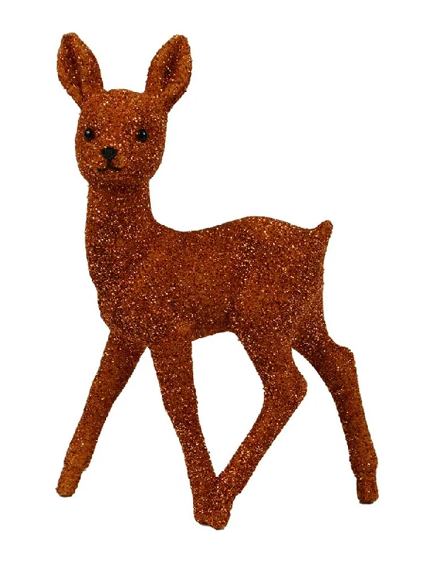 Deer, copper beaded, Plastic Figure by Ino Schaller