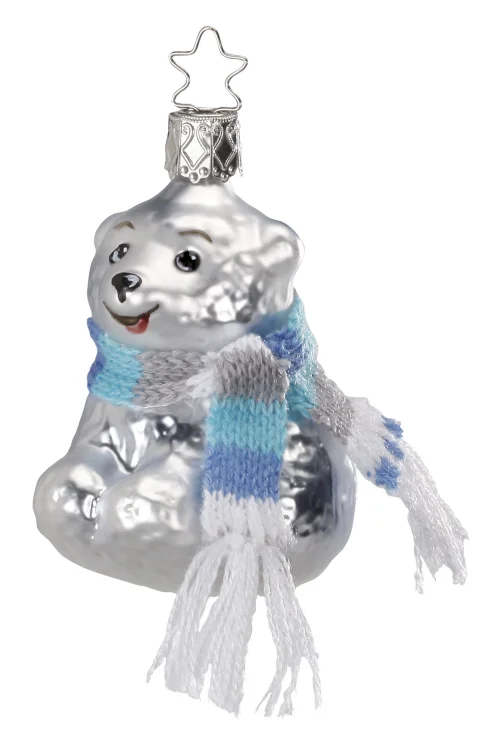 Denali Polar Bear Ornament by Inge Glas of Germany