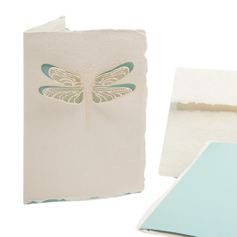 Dragonfly Handmade Card by Formes-Berlin