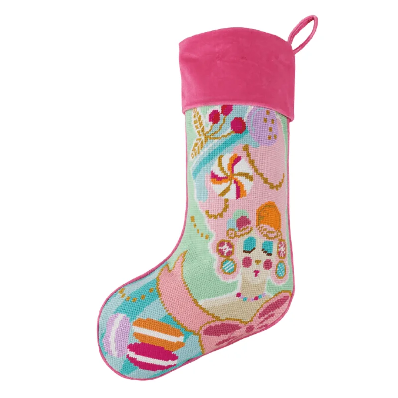 Embroidered Marie Sweet Christmas Stocking