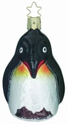 Emperor Penguin Ornament by Inge Glas of Germany