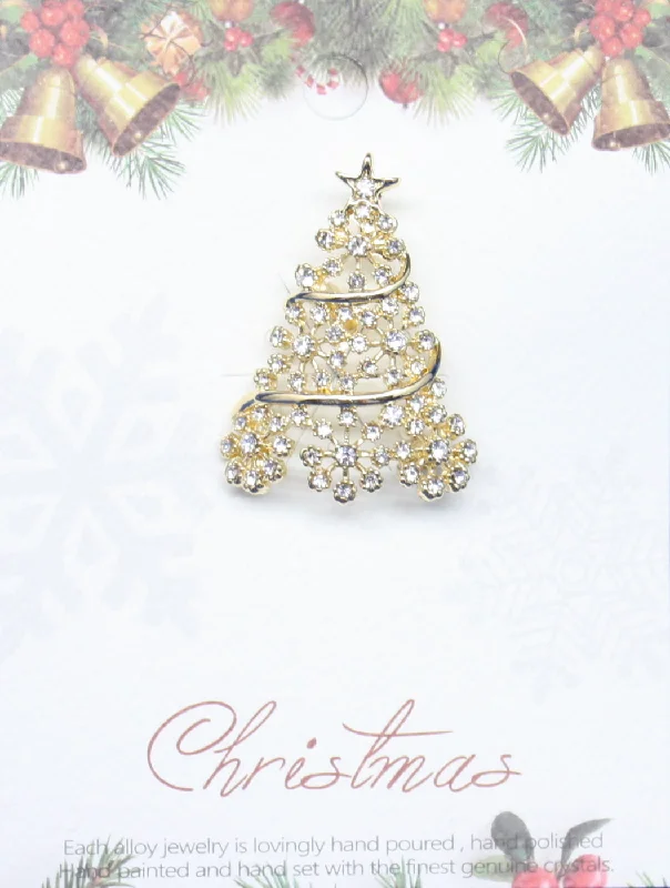 Enamel Finish Pin - Christmas Tree