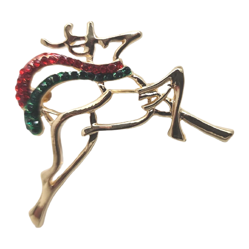 Enamel Finish Pin - Reindeer