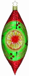 Exquisite Olive Ornament by Inge Glas of Germany