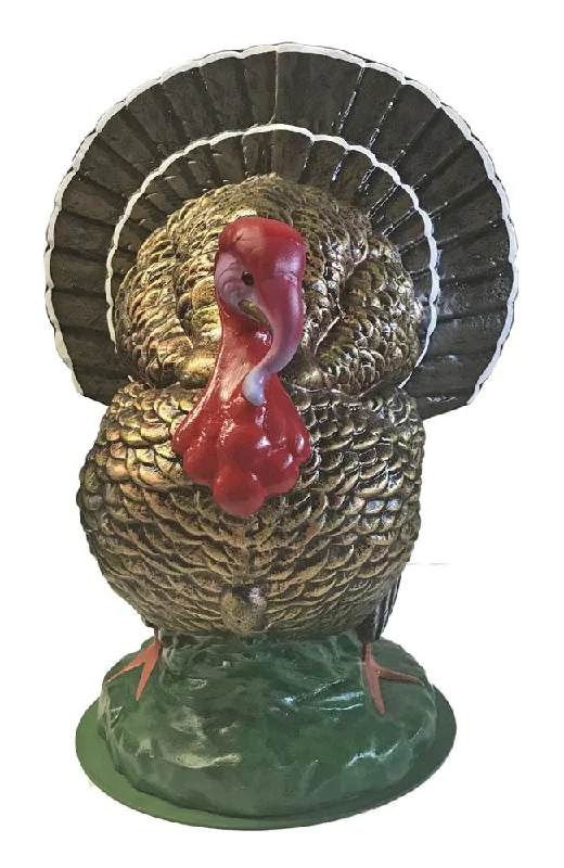 Extra Large Turkey Paper Mache Candy Container by Ino Schaller