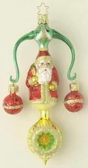 Fancy Claus Fantasy Ornament by Inge Glas of Germany