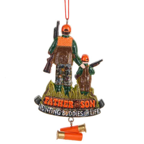 Father & Son Hunting Ornament - Hunting Buddies For Life