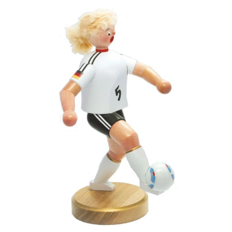 Female Soccer Player, Incense Smoker by Eva Beyer