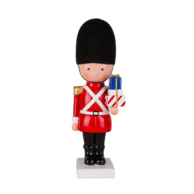 11 in. Christmas Soldier with Gifts