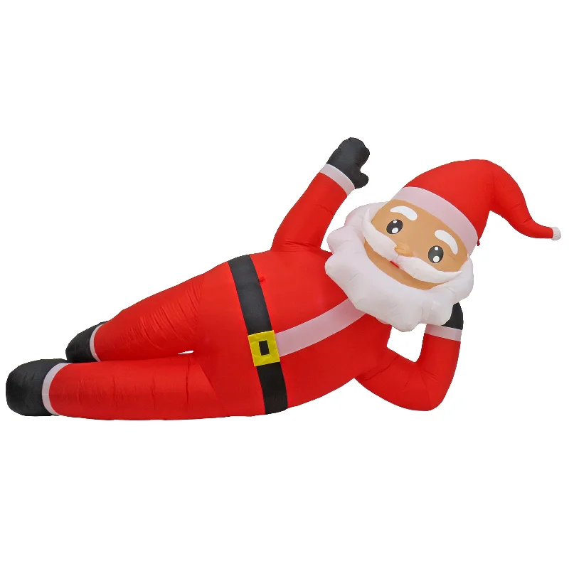 12 ft. Inflatable Prelit Relaxing Santa