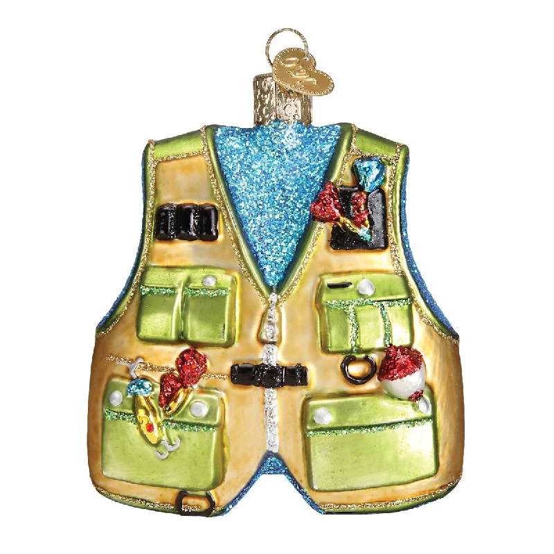 Fishing Vest Ornament - Old World Christmas