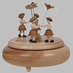 Flower Children Music Box, Natural by Kuhnert GmbH